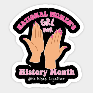 National Women's History Month Womens History Month 2024 Sticker